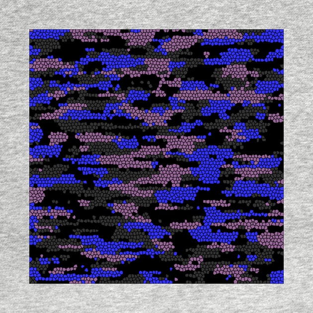 Camo Pattern - Blue Salmon by Tshirtstory